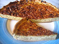 Fromages : Assiette de tarte au chou et au mascarpone
