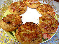 pizza : Minis pizzas au poireau en amuse-bouche
