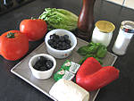 Ingrédients pour la recette : Tomates farcies aux fromages