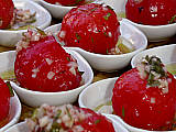 Image : recette Tomates marinées pour l'apéritif