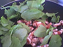 Omelette aux feuilles de radis - 2.2