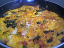 omelette aux feuilles de radis
