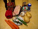 Ingrédients pour la recette : Magret de canard à la sauce moutarde