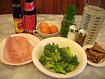 Ingrédients pour la recette : Soupe chinoise aux oeufs