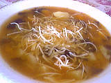 Image : recette Soupe au potiron et épinards