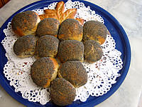 farine complète : Pain grappe de raisin