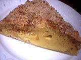 noisette : Part de quiche au livarot et noisettes