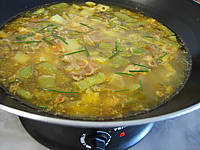 Recette Soupe au lard et patates douces