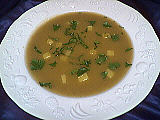 minceur : Assiette de velouté de haricots verts minceur