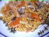 Image : recette Pâtes au saumon fumé