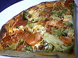 Recette Part de pizza aux brocolis