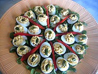 oeufs de caille au rocamadour