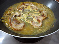 Recette Soupe au lard et topinambours