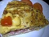 omelette farcie au crabe