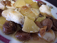 Recette Lotte à l'ananas façon chinoise