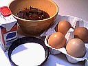 Ingrédients pour la recette : Mousse au chocolat