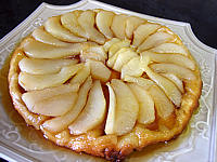 Recette Tatin de poires au gingembre