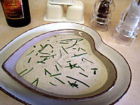 sauce pour crudités : Ramequin de sauce moutarde minceur