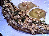Poissons : Truites aux amandes