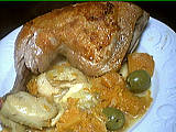 Recette Assiette de sauté de potiron et artichauts