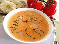 ananas : Coupelle de sauce à l'ananas