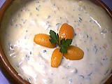 Image : Bol de sauce mayonnaise au kumquat