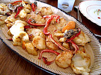 Pâques : Plat de coquilles saint-Jacques aux poivrons
