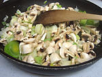 Pintade à la purée de maïs et champignons - 19.3