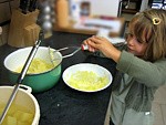 Pintade à la purée de maïs et champignons - 24.2