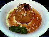 Image : recette Pudding de romarin aux poires