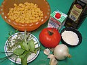 Ingrédients pour la recette : Sauce tomates aux herbes