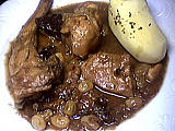 Recette Assiette de lapin à la tournaisienne