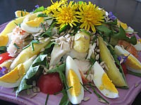 Recette Plat de salade de langoustes aux pommes de terre