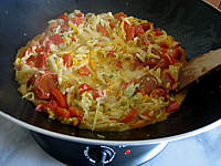 Recette Sauté de chou-rave au maccheroni