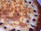 pâte feuilletée : Tarte aux cerises et aux pruneaux