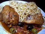 Image : recette Poulet sauté aux olives
