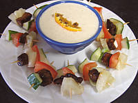 brochettes d'ananas minceur