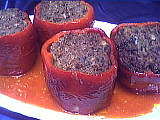 Recette Poivrons farcis à la viande