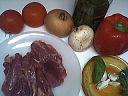 Ingrédients pour la recette : Escalopes de dinde aux poivrons