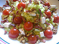 Salade composée de tomates