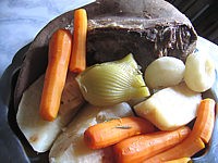 Langue de boeuf en pot au feu