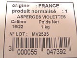 asperges violettes