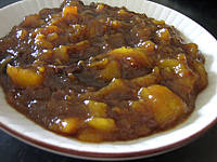 Chutney aux mangues et gingembre