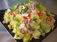 Salade de thon et maïs
