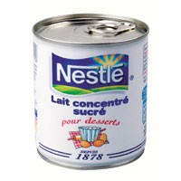 lait concentré sucré