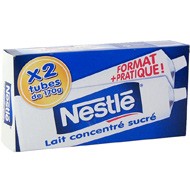 lait concentré en tube