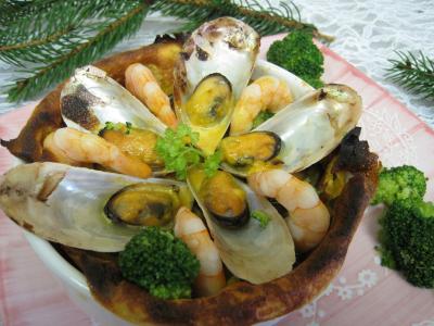 Photo : Crêpes farcies aux moules