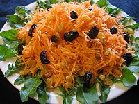 Carottes en salade