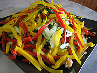 Salade de boulghour et poivrons