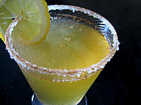 Cocktail sans alcool aux pommes